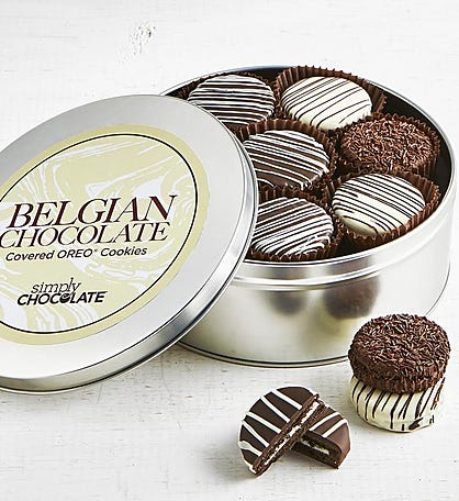 Simply Chocolate Belgian Chocolate OREO® Tin